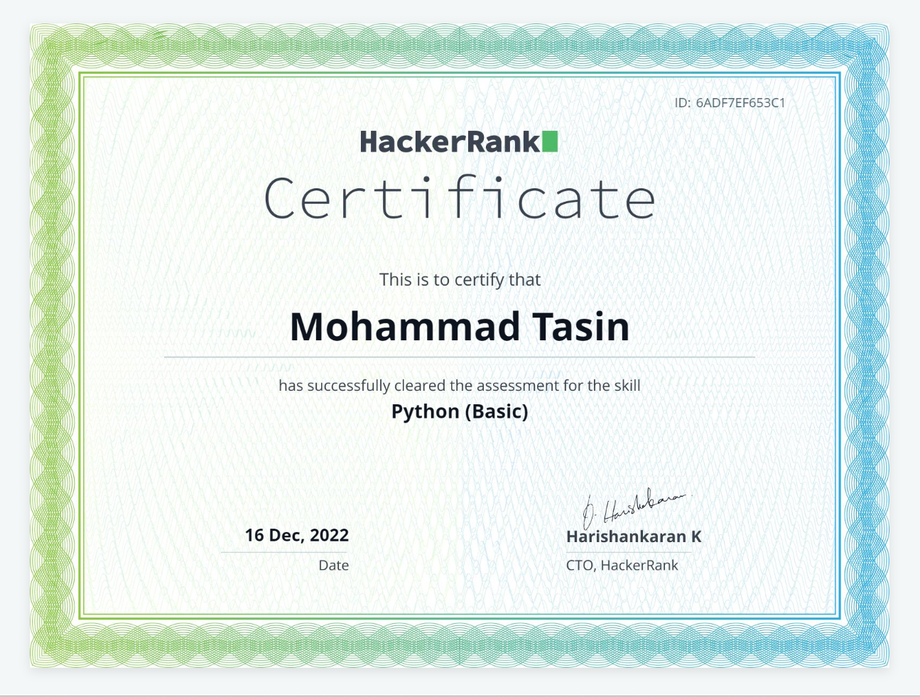 HackerRank